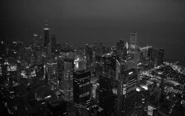 City Aesthetic Wallpaper Black And White.