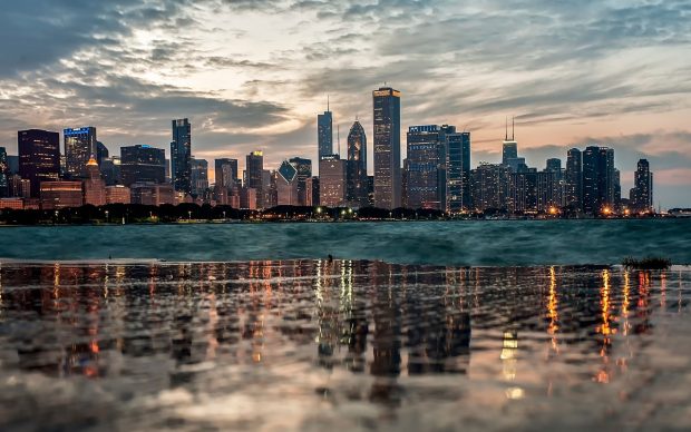 City Chicago Wallpaper HD.