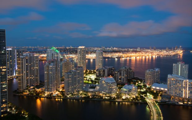 City Miami Wallpaper HD.