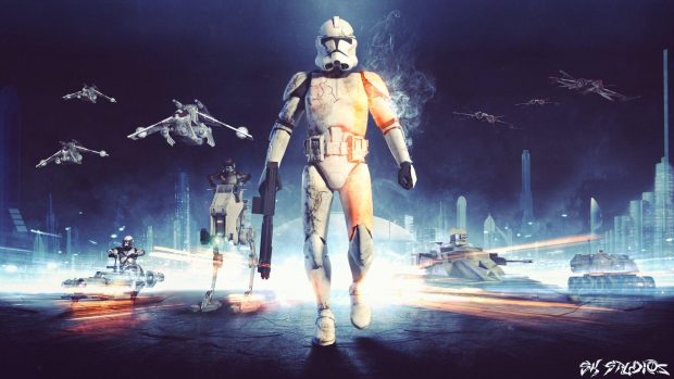 Clone Trooper Wallpaper HD Free download.