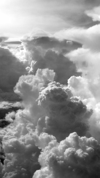 Cloud Cute Grey Backgrounds.