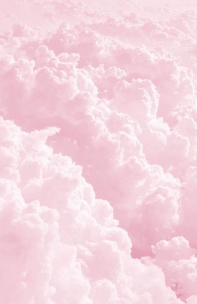 Cloud Light Pink Background Aesthetic.