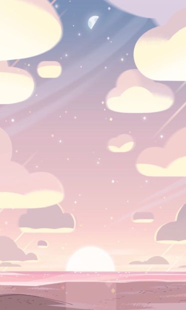 Cloudl Pastel Wallpaper Aesthetic Background.