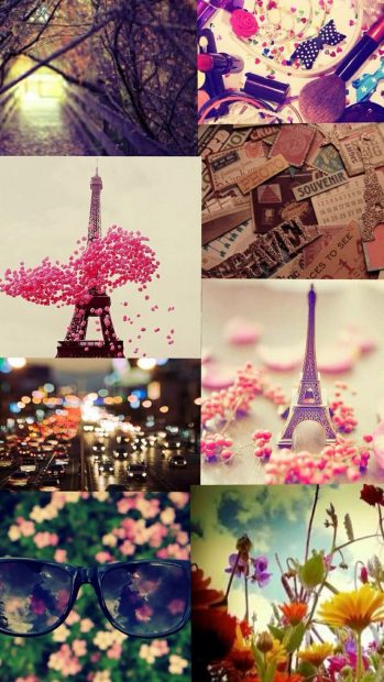 Collage Cute Wallpaper For Mobile HD.