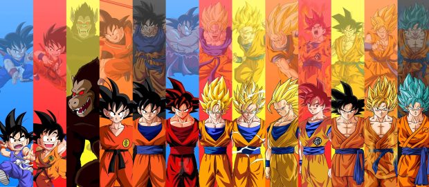 Collage Goku Wallpaper HD.
