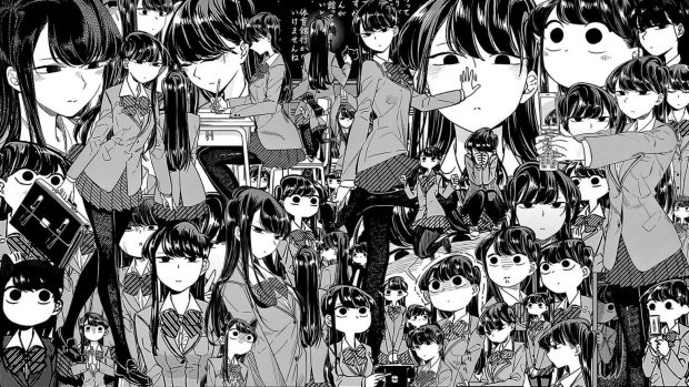 Collage Komi Can t Communicate Wallpaper HD.