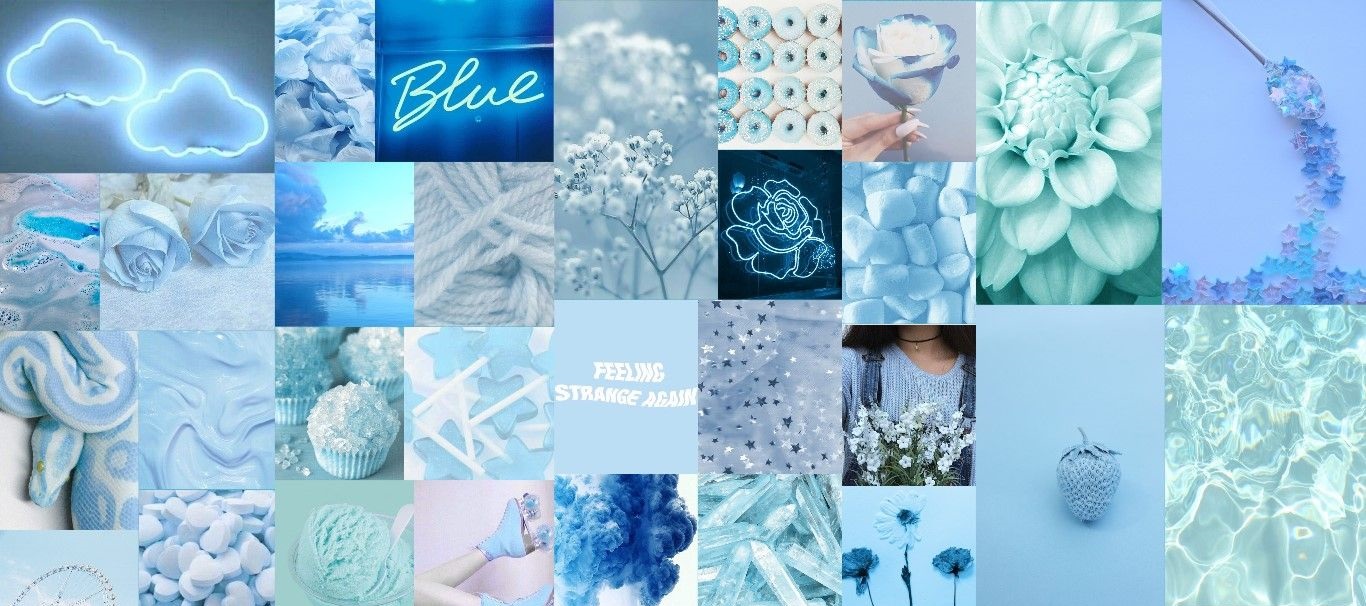 Pastel Blue Aesthetic Wallpapers HD - PixelsTalk.Net