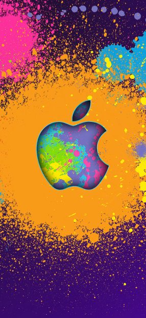 Colorful Apple Wallpaper 4K HD.