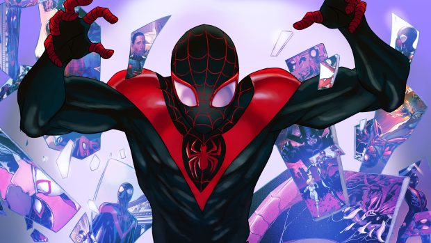 Comic Into The Spider Verse Wallpaper HD.