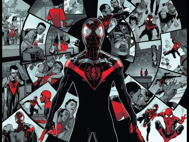 Comic Miles Morales Wallpaper HD.