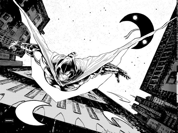 Comic Moon Knight Wallpaper HD.