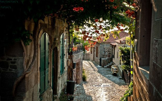 Cool Alleyway Background.