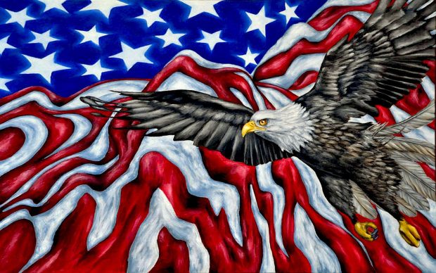 Cool American Flag Wallpaper HD Free download.