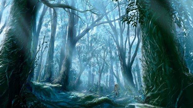Cool Anime Forest Backgrounds.