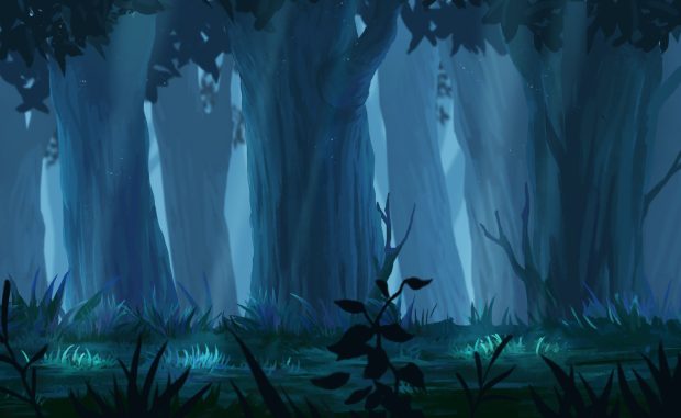 Cool Anime Forest Wallpaper.