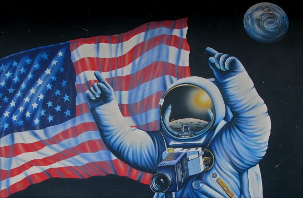 Cool Astronaut Wallpaper HD America.