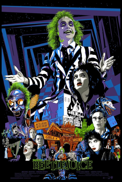 Cool Beetlejuice Wallpaper HD.