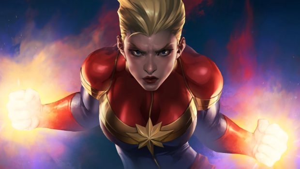 Cool Captain Marvel Background.