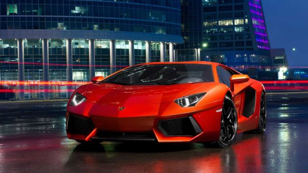 Cool Car Backgrounds Lambo Red.