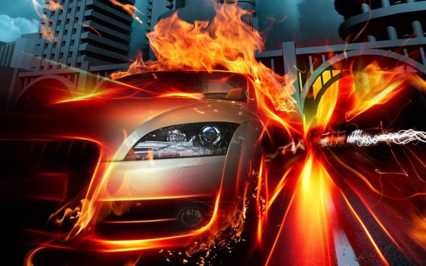 Cool Car Wallpaper HD Fire.