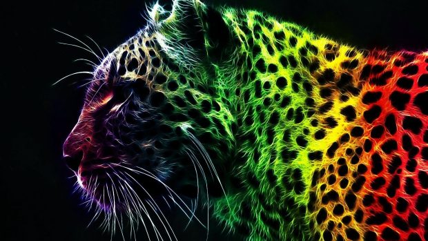 Cool Colorful Backgrounds Panther.