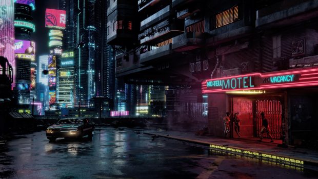 Cool Cyberpunk Wallpaper 4K HD.