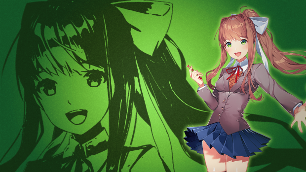 Cool Doki Doki Literature Club Background.