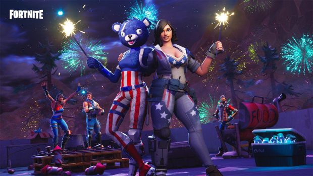 Cool Fortnite Backgrounds America.