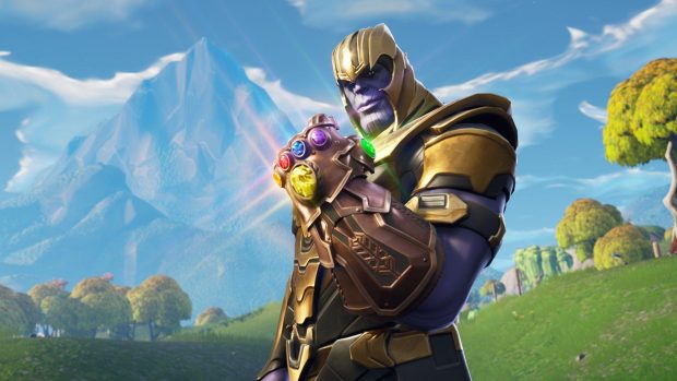 Cool Fortnite Backgrounds HD 1080p Thanos Skin.