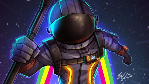 Cool Fortnite Wallpaper HD Astronaut.