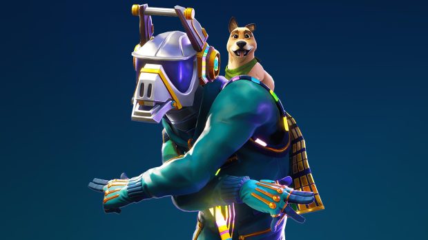 Cool Fortnite Wallpaper HD Dog.