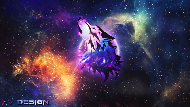 Cool Galaxy Wolf Wallpaper High Resolution.