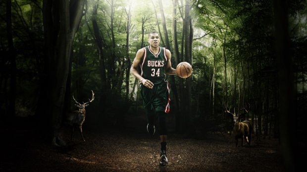 Cool Giannis Antetokounmpo Background.