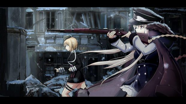 Cool Girls Frontline Background.