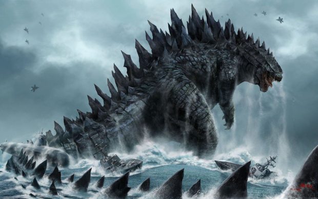 Cool Godzilla Background.