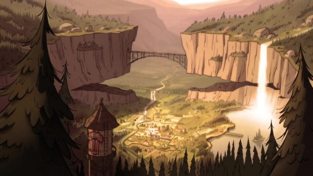 Cool Gravity Falls Background.