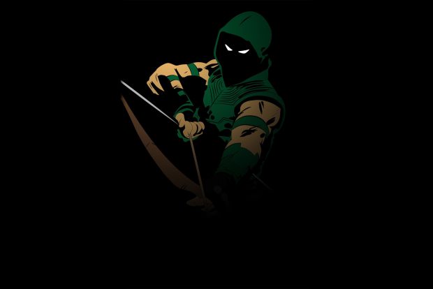 Cool Green Arrow Background.