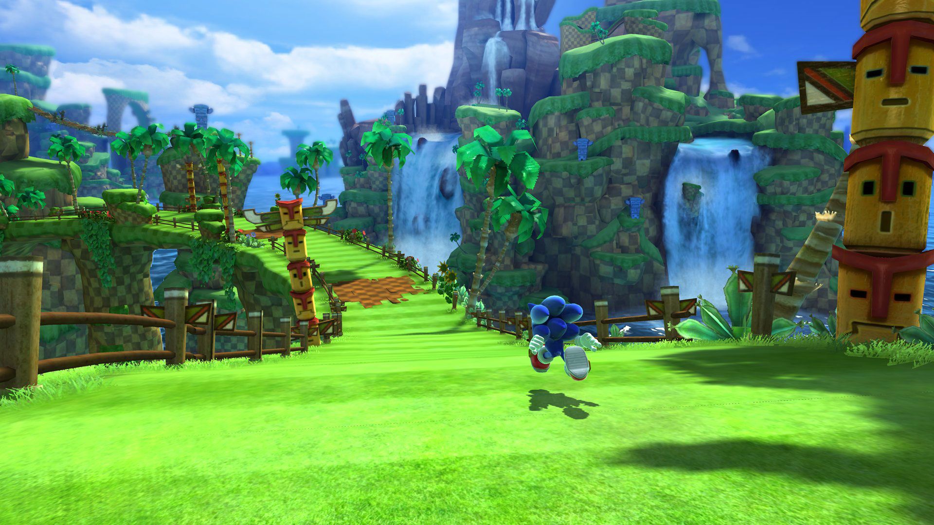 Green Hill Zone HD Backgrounds Free Download 