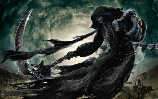 Cool Grim Reaper Background.