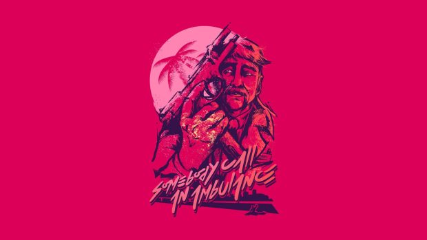 Cool Hotline Miami Background.