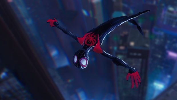 Cool Into The Spider Verse Background.