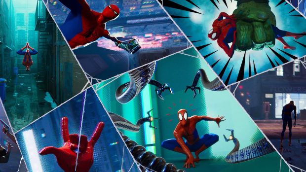 Cool Into The Spider Verse Wallpaper HD.