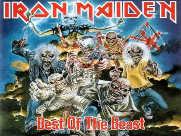 Cool Iron Maiden Background.