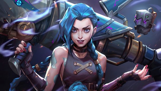 Cool Jinx Arcane Background.