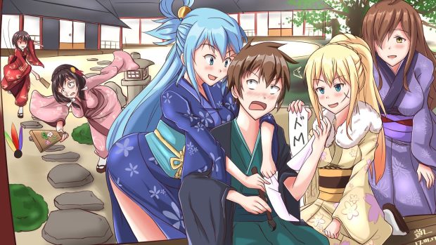 Cool Konosuba Background.