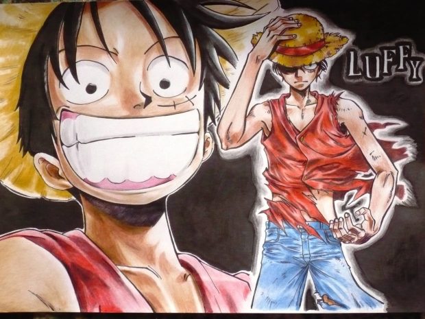 Cool Luffy Desktop Image.