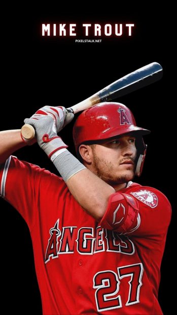 Cool Mike Trout Background.