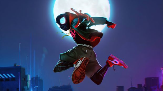 Cool Miles Morales HD Wallpaper.