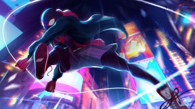 Cool Miles Morales Wallpaper HD.