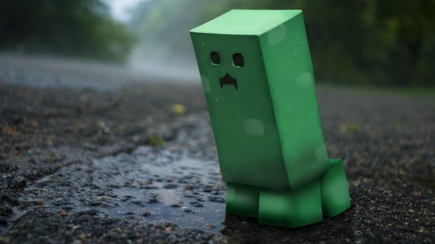 Cool Minecraft Wallpaper HD Sad.